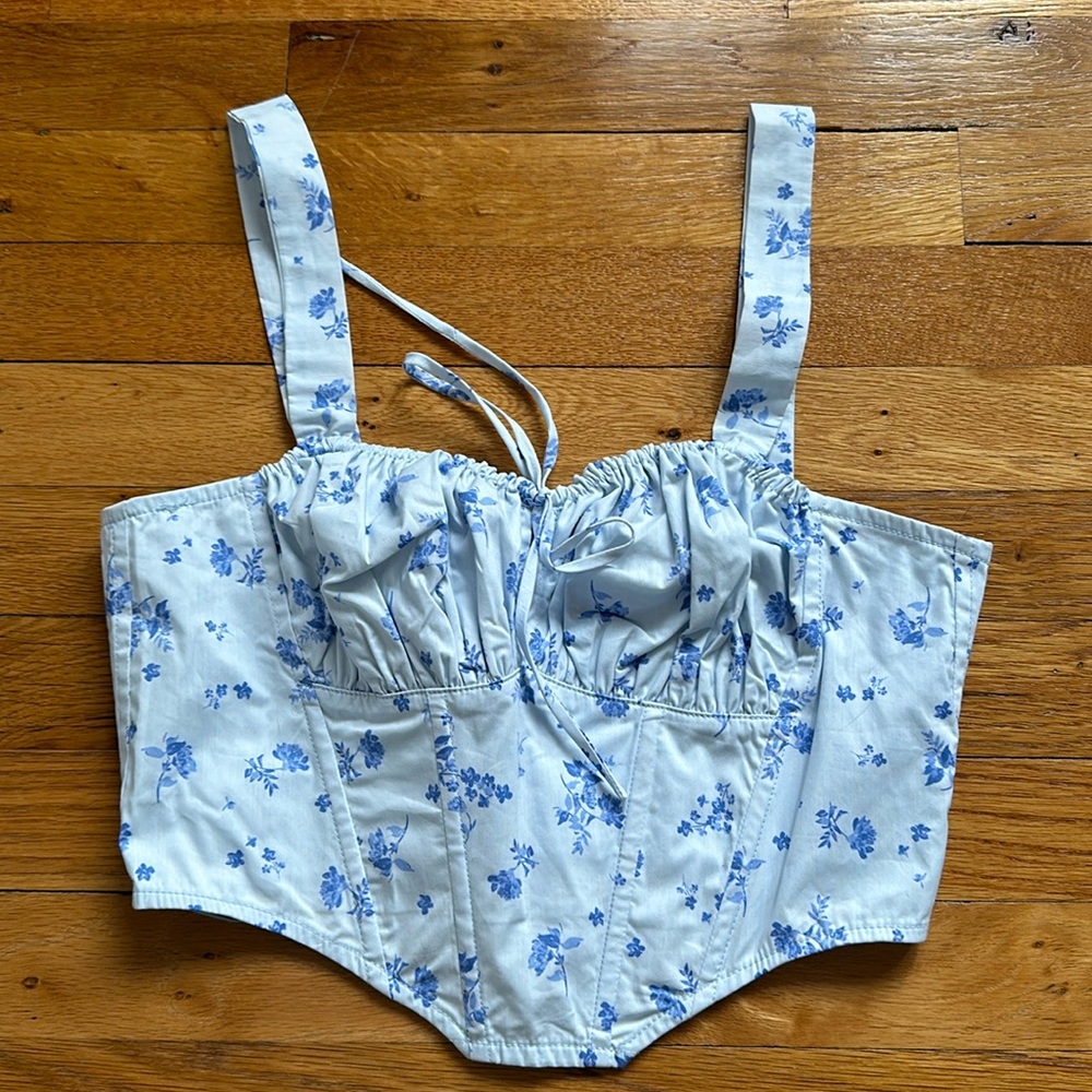 Floral Corset Top